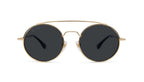 9FIVE 50-50 Gold Round Sunglasses