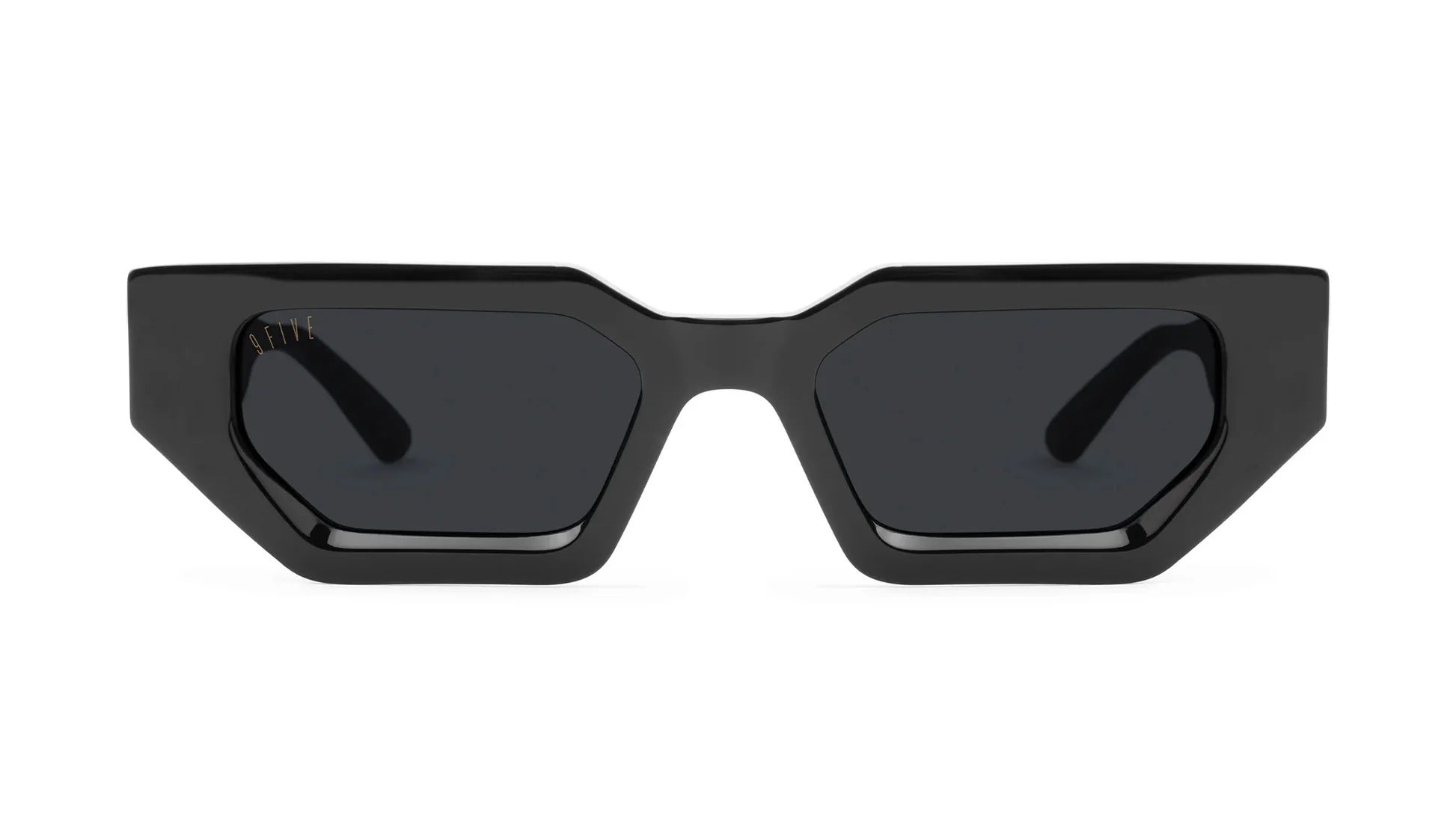 9FIVE Vincent Black & Gold Sunglasses